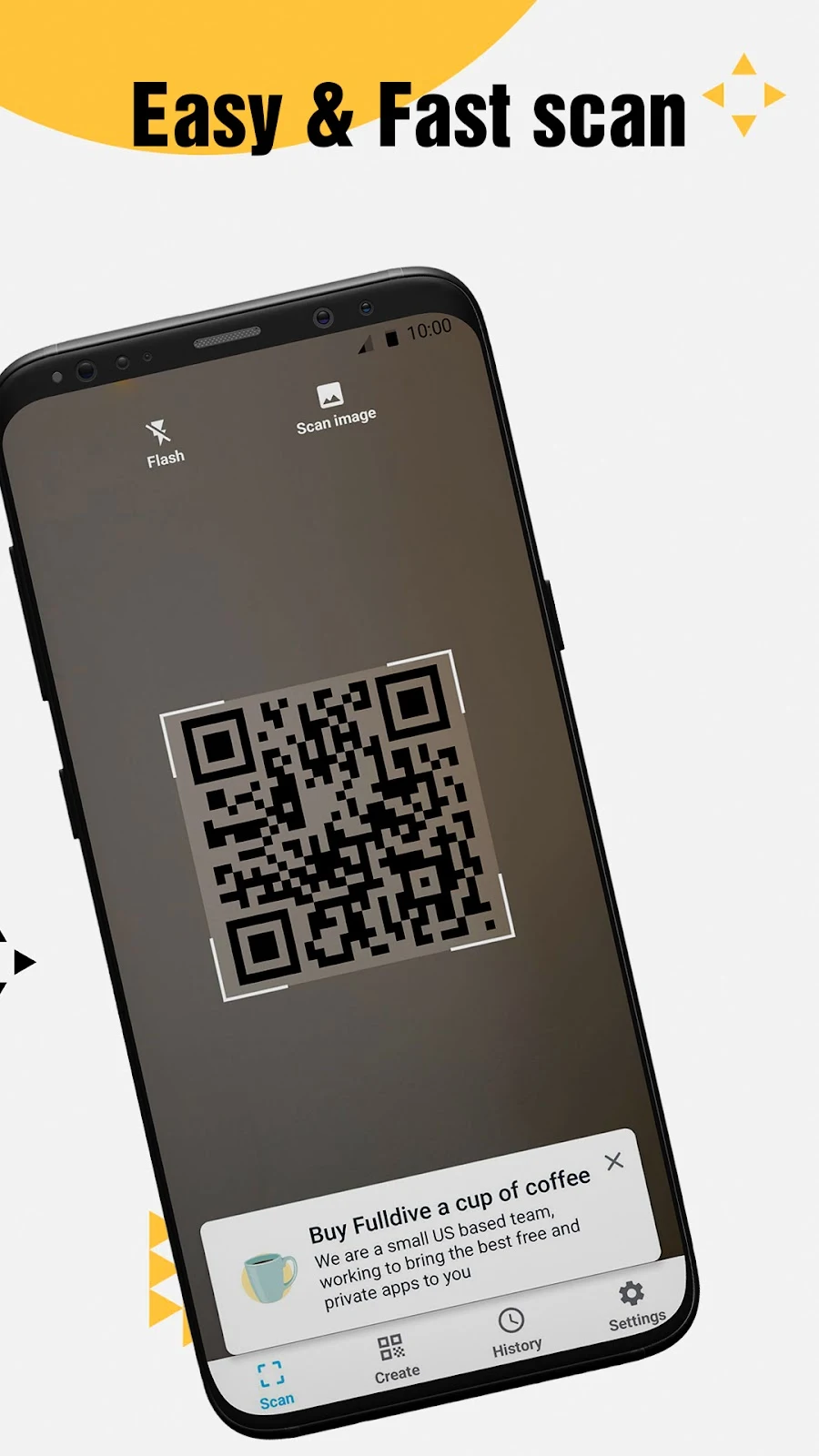 Full QR Scanner preview